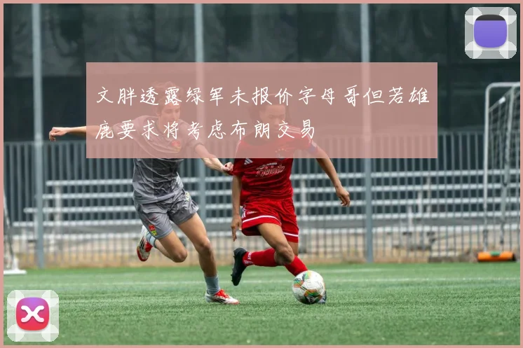 文胖透露绿军未报价字母哥但若雄鹿要求将考虑布朗交易